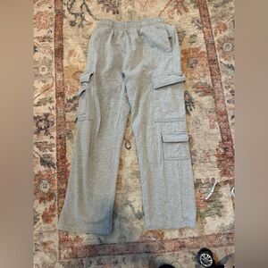 Garage Gray Cargo Track Pants